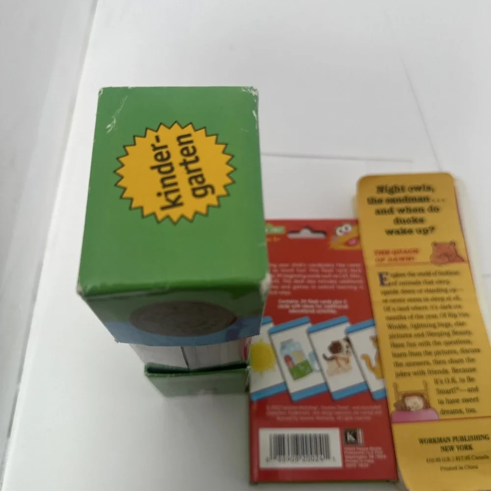 Lot of Educational Flash Cards and Brain Quests